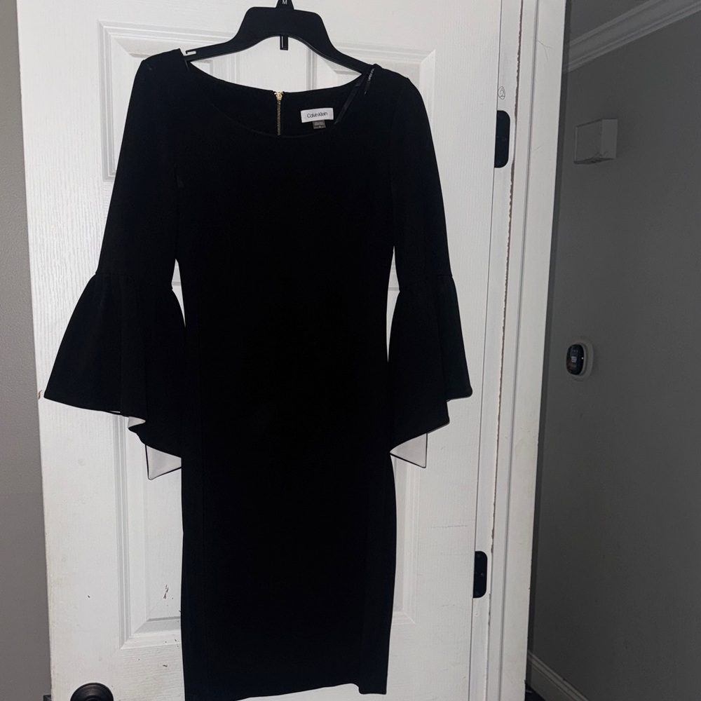 Calvin Klein Black Long Sleeve Dress